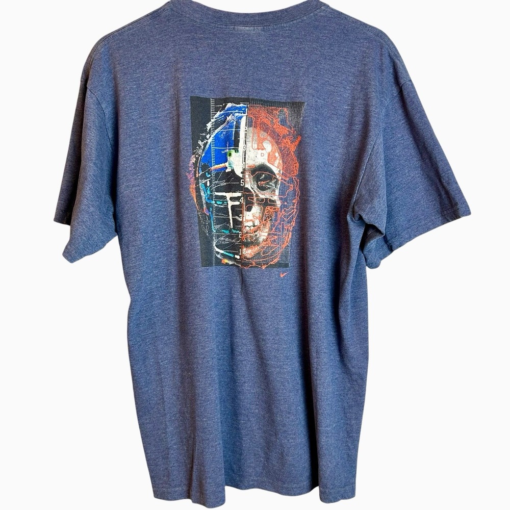RARE Vintage Nike Air Bones For Points T Shirt Skull Graphic Size Medium